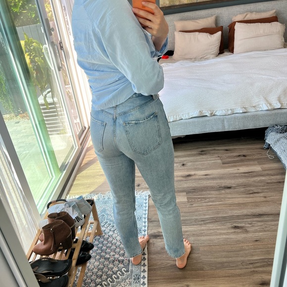 AGOLDE Riley Jean High Rise Straight Crop - Picture 2 of 7